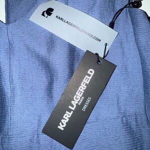 Karl Lagerfeld Blue Midi Dress